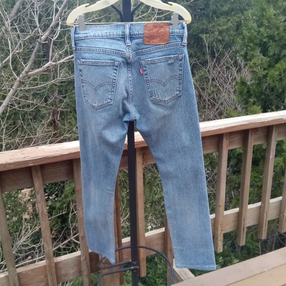 Levi Strauss & Co 505C patched distressed Jeans sz 26 x 32 - Picture 5 of 14